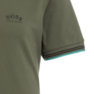 Hugo Boss 雨果博斯 男士短袖POLO衫 50412675 军绿色 XL