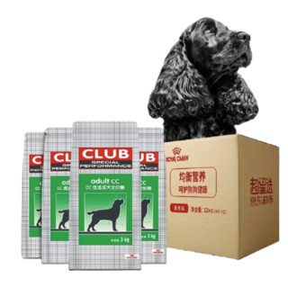 ROYAL CANIN 皇家 CC全犬成犬狗粮 3kg*4袋