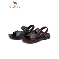 今日必买：CAMEL 骆驼 男鞋头层牛皮凉鞋 沙滩鞋
