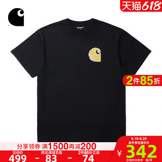 carhartt WIP 男装春夏80年代复古广告印花短袖T恤221009I