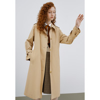 HOPESHOW 红袖 女士中长款风衣 90120270701379