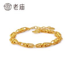 20点开始88vip老庙黄金女士足金手链约1077g1082600057