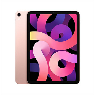 学生专享：Apple 苹果 iPadAir10.9英寸平板电脑（ 2020年256G WLAN版/A14芯片/触控ID/MYFX2CH/A）玫瑰金色