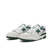 new balance NB官方男女鞋BB550系列BB550WT1经典复古百搭运动休闲鞋 白色/浅灰/墨绿 BB550WT1