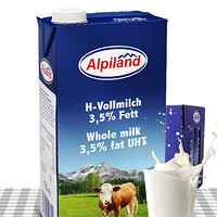 Alpiland 艾歌德 爱菲兰（Alpiland）奥地利原装进口高钙礼盒全脂纯牛奶乳品1L*12盒 整箱装