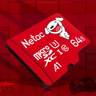 Netac 朗科 JOY联名款 Micro-SD存储卡 64GB（UHS-I、U3、A1）