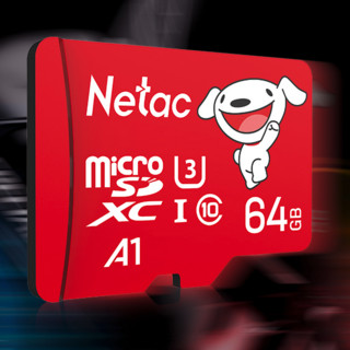 Netac 朗科 JOY联名款 Micro-SD存储卡 64GB（UHS-I、U3、A1）