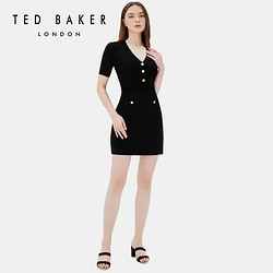 TED BAKER 2022春夏 女士气质V领针织连衣裙 266436