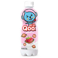 可口可乐 美汁源酷儿Qoo儿童成长草莓味水果牛奶饮品 250g*16礼盒整箱可口可乐出品