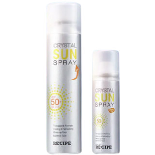 RE:CIPE 玥之秘 水晶防晒喷雾 第三代 礼盒款 SPF50+ PA+++ 180ml*2+50ml