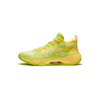 LI-NING 李宁 利刃 2 low 男子篮球鞋 ABAS039-2 荧光胶黄/荧光果酸绿 40