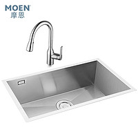 MOEN 摩恩 夏格系列手工单槽套装【700MM+抽拉龙头】