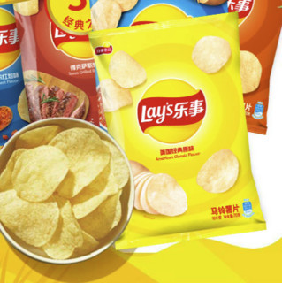 Lay's 乐事 原切马铃薯片大礼包 210g