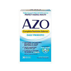 AZO 小蓝盒 女性平衡益生菌 30粒