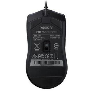 RAPOO 雷柏 V30 有线鼠标 5000DPI RGB 黑色