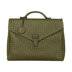 BOTTEGA VENETA 葆蝶家 男士羊皮手提公文包 113095-V4651-8901