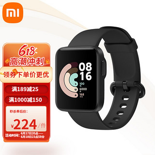 MI 小米 Redmi 红米 Watch 智能手表 1.4英寸 典雅黑 典雅黑TPU表带（NFC）