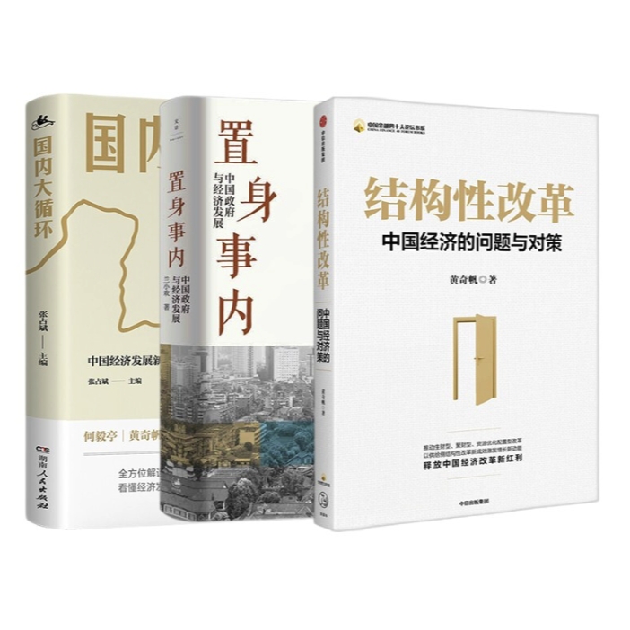 CITIC Press 中信出版社 《中国经济三部曲：结构性改革+置身事内+国内大循环》（共3册）