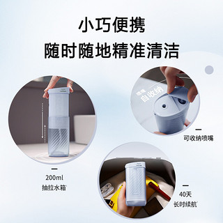 飞利浦（PHILIPS）成人声波电动牙刷   便携式冲牙器成人洗牙器 水牙线 配杀菌旅行盒  HX2461鸢尾蓝 口腔清洁组合装（蔷薇粉+不困蓝）