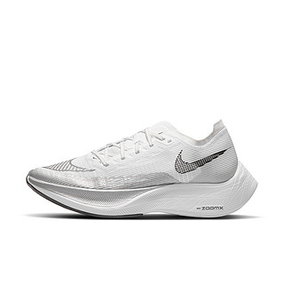 NIKE 耐克 Zoomx Vaporfly Next% 2 女子跑鞋 CU4123-100 白灰色 38.5