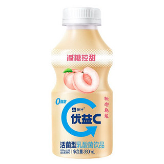 MENGNIU 蒙牛 优益C0脂活性益生菌乳酸菌饮料白桃乌龙味330ml*4冷藏饮料饮品