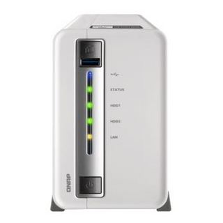 QNAP 威联通 TS-212P3 双盘位NAS（RTD1295、1GB）