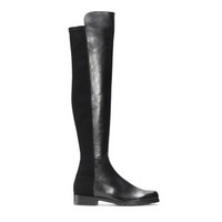 PLUS会员：STUART WEITZMAN 5050 DESER STIVALE  平跟过膝弹力女靴 S3999