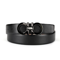 Salvatore Ferragamo 菲拉格慕 男士可裁剪商务休闲腰带 671453