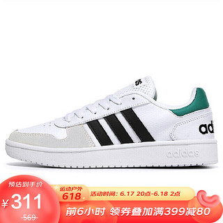 adidas 阿迪达斯 NEO 男子 运动休闲系列 HOOPS 2.0 运动 休闲鞋 EE7799 40码 UK6.5码