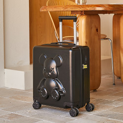 暴力熊行李箱18寸密码旅行箱潮男女登机箱万向轮拉杆箱小皮箱学生