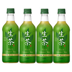 KIRIN 麒麟 绿茶饮料 525ml*4瓶