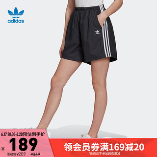 adidas 阿迪达斯 官网三叶草女装夏季运动短裤H37753 黑色 38(参考身高:169~172CM)