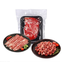 谷饲原切火锅烧烤肉全家福1288g（3-4人份）+谷饲牛小排/黑安格斯M5板腱条200g*2件