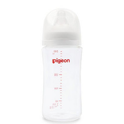 Pigeon 贝亲 自然实感第3代 婴儿玻璃奶瓶 240ml M