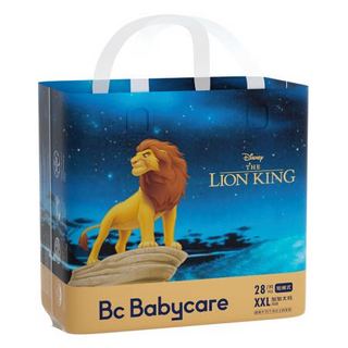 PLUS会员：babycare 皇室狮子王系列 婴儿拉拉裤 XXL28片（赠送湿巾89抽*6包）