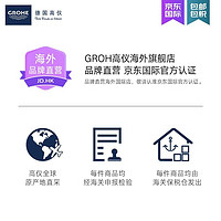 GROHE 高仪 德国GROHE高仪原装进口130mm四键十一式手持 冷触恒温花洒套装 升级金属把手