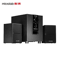 microlab 麦博 电脑音响台式多媒体重低音炮家用蓝牙音箱2.1声道桌面音箱