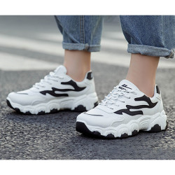 warrior回力运动鞋女鞋春夏潮款厚底老爹鞋女士透气休闲跑步鞋女