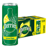 perrier 巴黎水 含气饮料 柠檬味 250ml*30罐