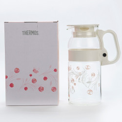 THERMOS 膳魔师 花系列 TCG2A-800-S 玻璃杯 800ml