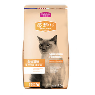 Myfoodie 麦富迪 藻趣儿系列 三文鱼螺旋藻成猫猫粮 1.5kg