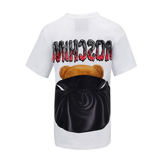 MOSCHINO 莫斯奇诺 小熊T恤 白色 0711 0540 1001