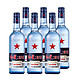 88VIP：红星 二锅头  绵柔8 蓝瓶 43度白酒 750ml*6瓶 整箱