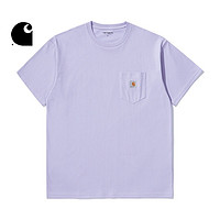 Carhartt WIP男装春夏经典LOGO标签口袋潮流短袖T恤171068F XL PKA/粉红色