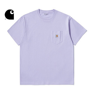 Carhartt WIP男装春夏经典LOGO标签口袋潮流短袖T恤171068F XL RDX/红色