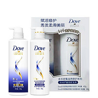 Dove 多芬 密集滋养洗护套装 洗发乳400g+护发素380g 修护干枯烫染受损发质