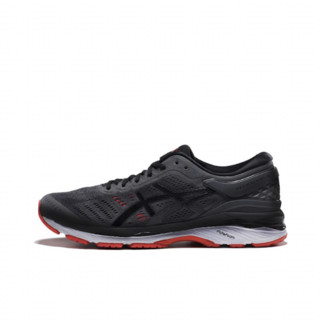 ASICS 亚瑟士 Gel-Kayano 24 男子跑鞋 T749N-9590 黑灰色 41.5