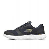 SKECHERS 斯凯奇 Go Run 400 V2 男子跑鞋 220027/NVGD 海军蓝色/金色 44