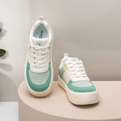 ocenaiaroo大洋洲袋鼠夏季拼色女鞋透气运动鞋百搭板鞋时尚平底鞋休闲