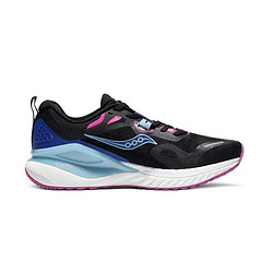 saucony 索康尼 跑步鞋跑鞋运动鞋女火鸟入门级缓震减震训练鞋S18150 黑紫-4 36